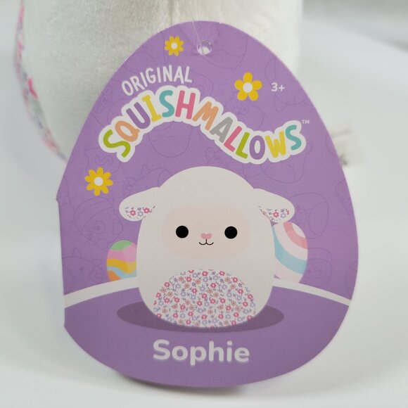Sophie The Lamb 5" Easter Plush 2022 Floral Squishmallows NWT - Picture 3 of 8